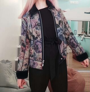 Укороченная дублёнка