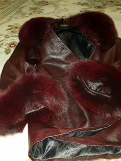 Кожаное пальто 50 раз (новое)