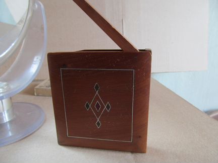 Портсигар антикварный дерево