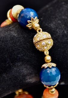 Колье бусы браслет серьги Агат Бирюза Коралл