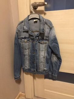 Куртка джинсовая на девочку Zara на рост 140 на 10