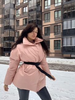 Куртка зимняя из эко кожи