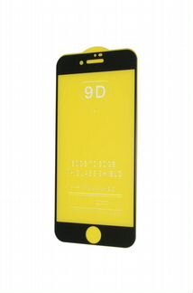 Защитное стекло для iPhone 78 (4.7) full glue (желтая основа) пакет черный