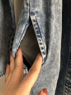 Джинсовое платье рубашка Monki