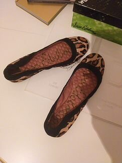 Балетки Sam Edelman, леопардовые, 38 р/ Оригинал