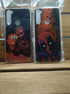 Силиконовый Чехол с рисунком Xiaomi Note 8