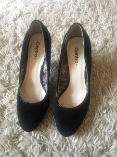 Туфли женские замшевые