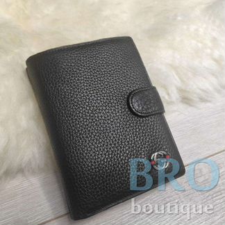 Мужской кожаный портмоне 3в1 Gucci